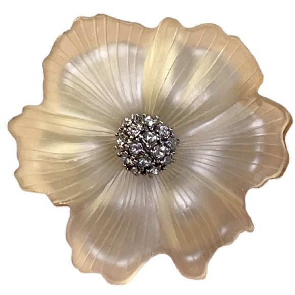 Monet Jewelry - Vintage Monet Large Lucite Flower